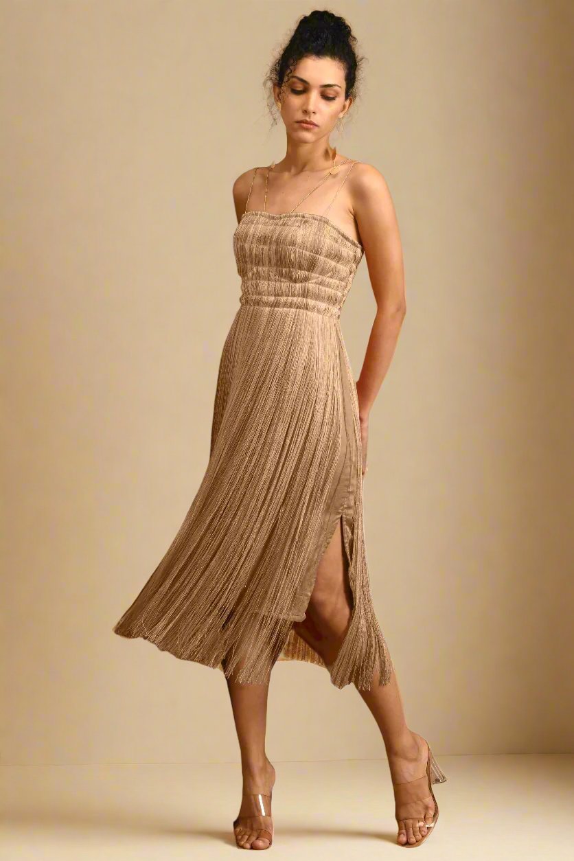 VESEY FRINGE DRESS