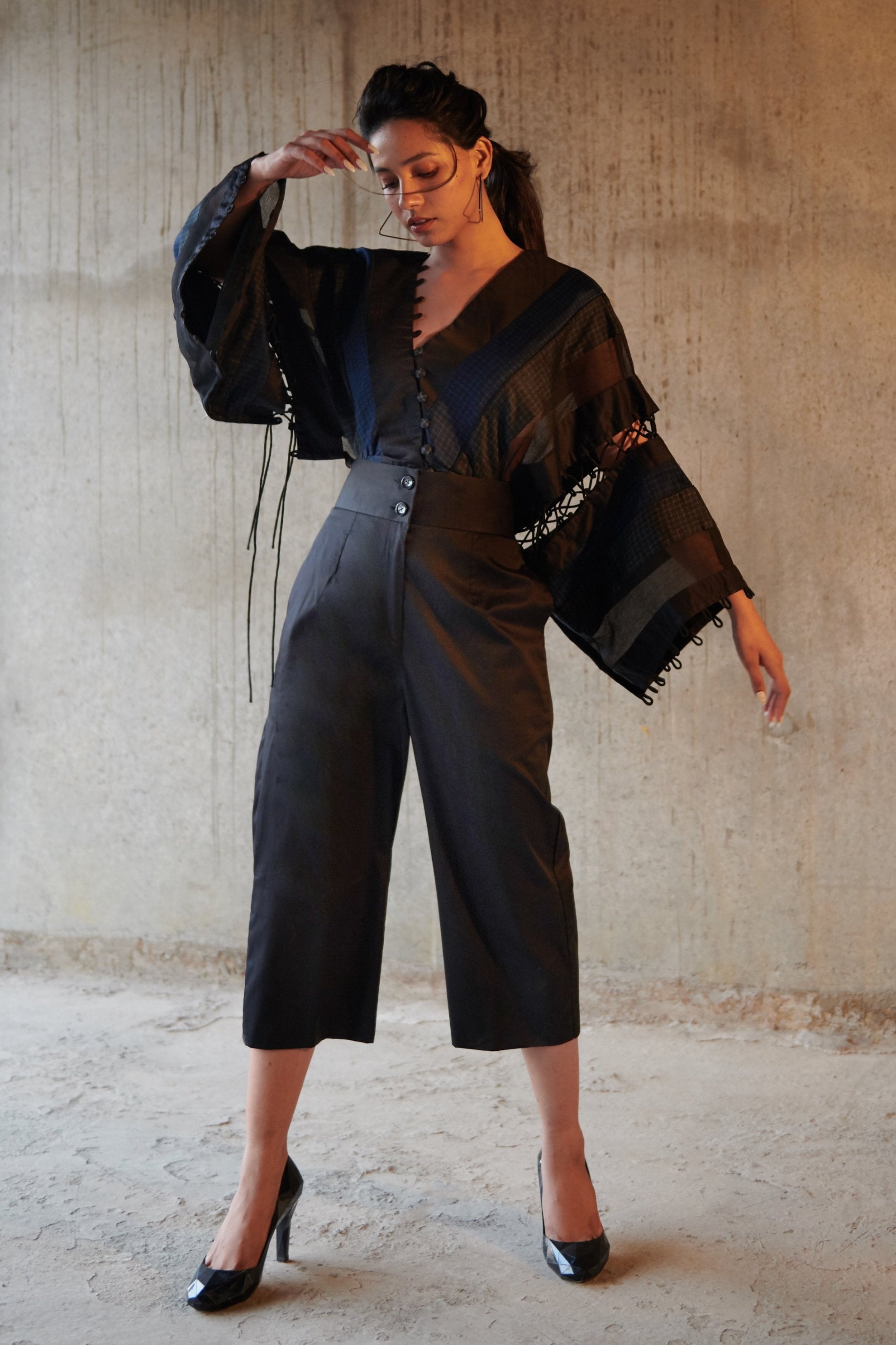 ZERO WASTE STUY TOP WITH DETACHABLE SLEEVES