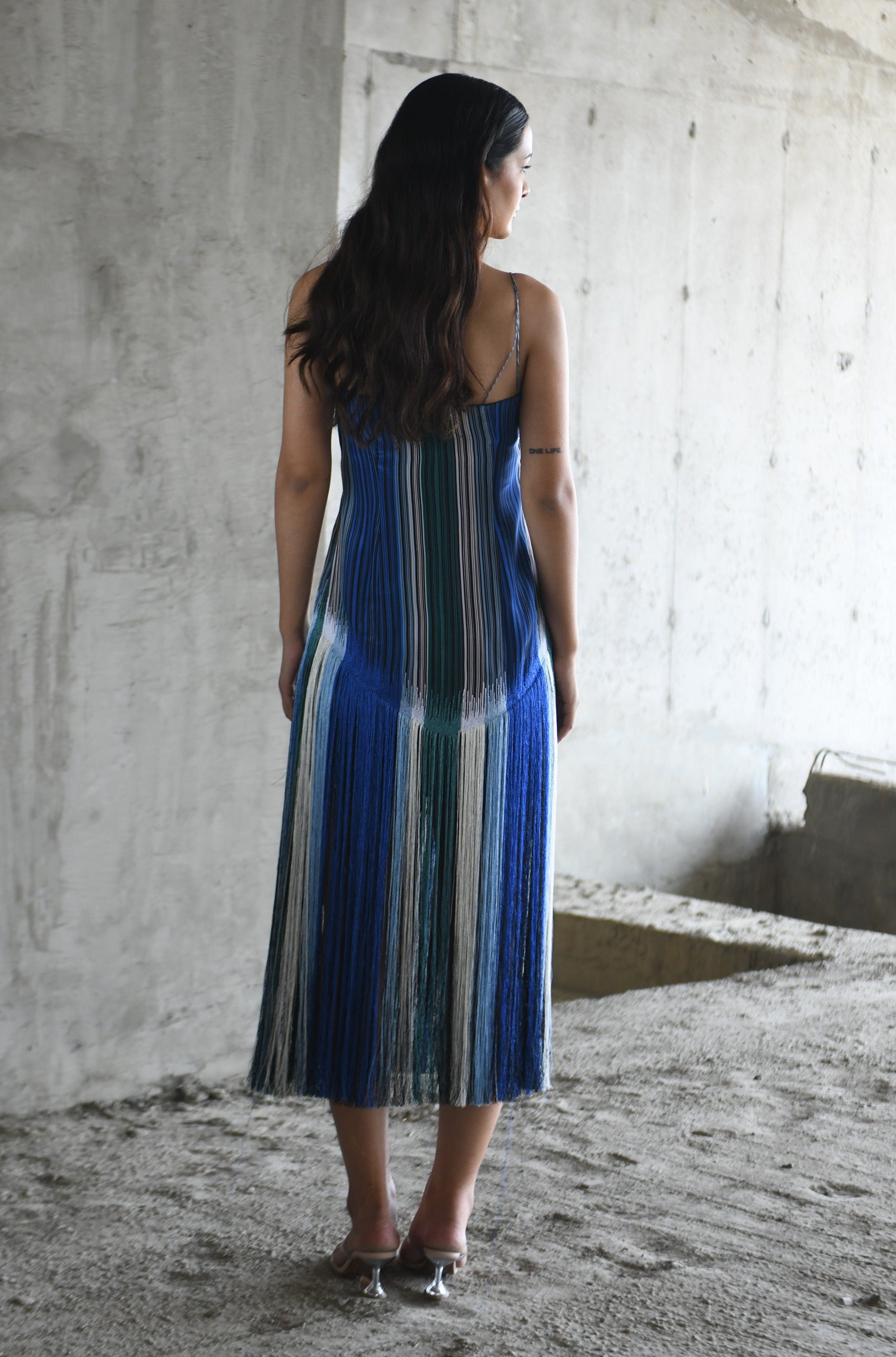 SAVONA FRINGE DRESS