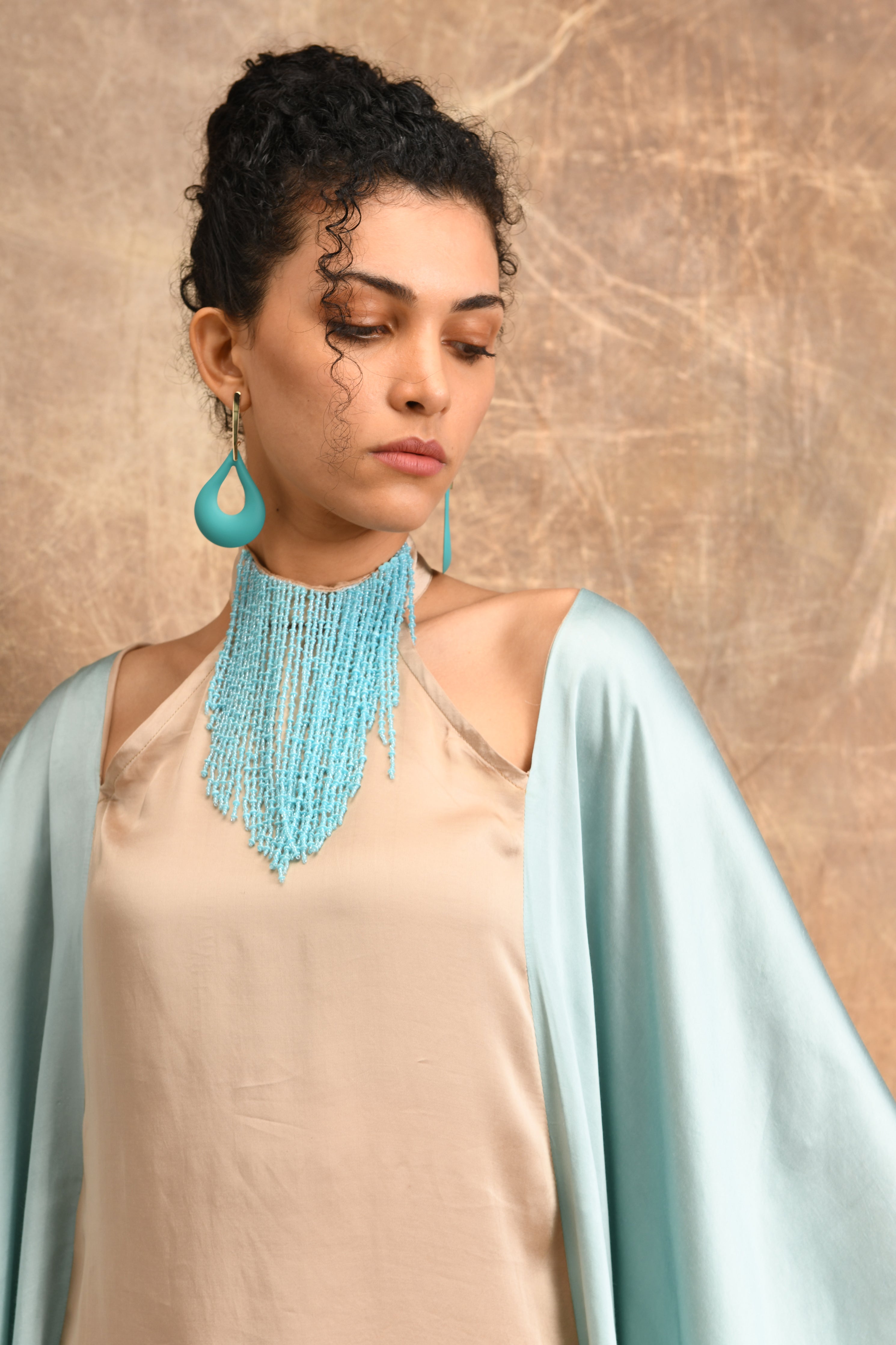 MACY EMBROIDERED KAFTAN DRESS