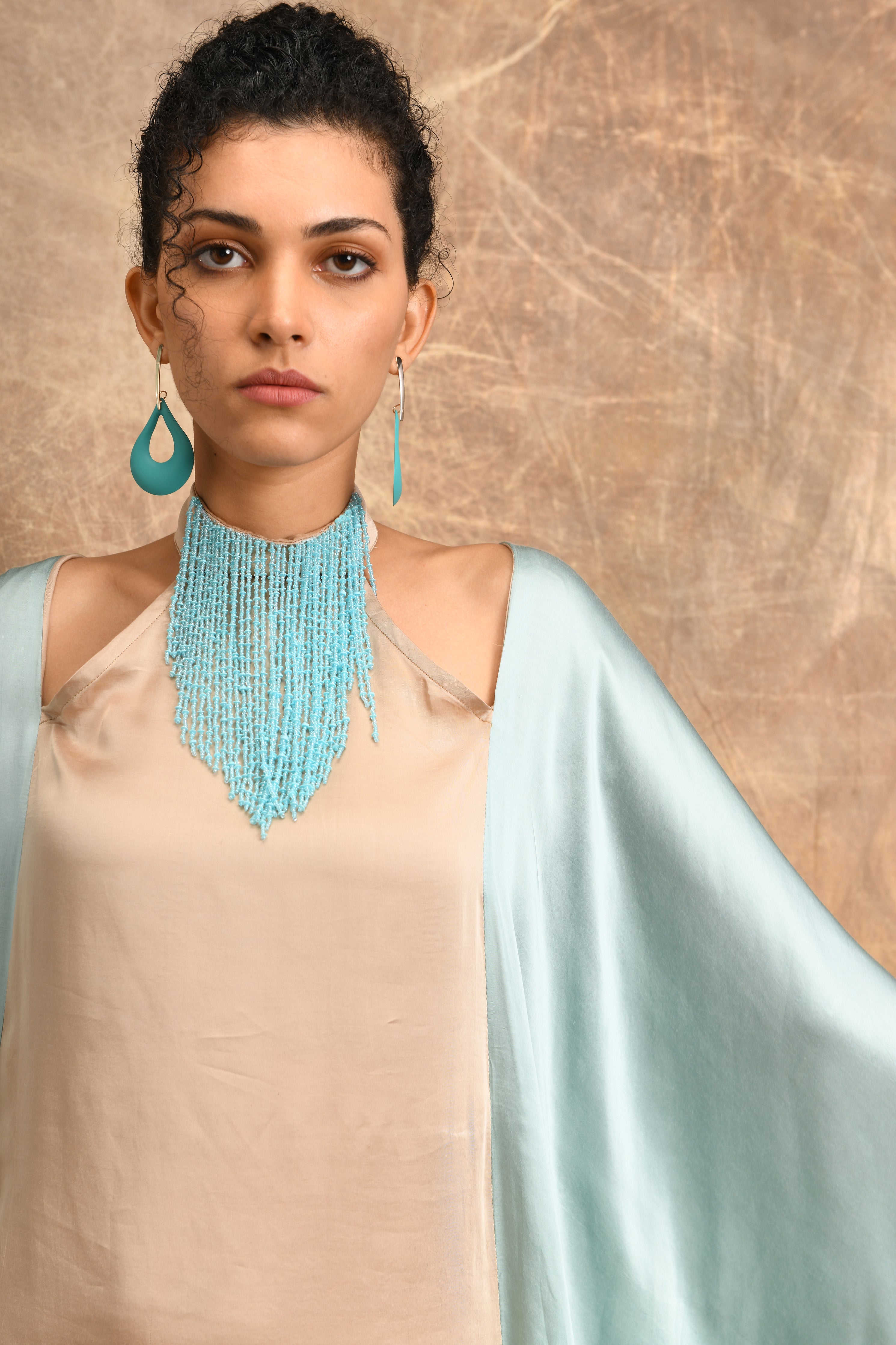 MACY EMBROIDERED KAFTAN DRESS